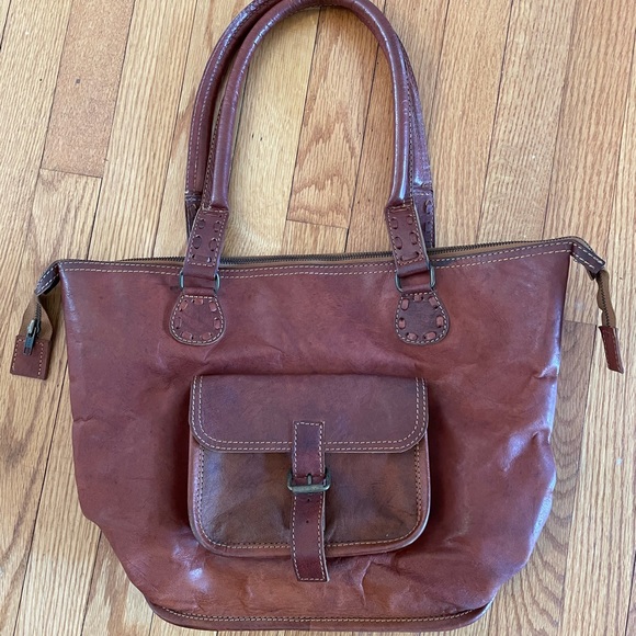 Noonday Collection Rustic Leather Tote Bag - Picture 3 of 10